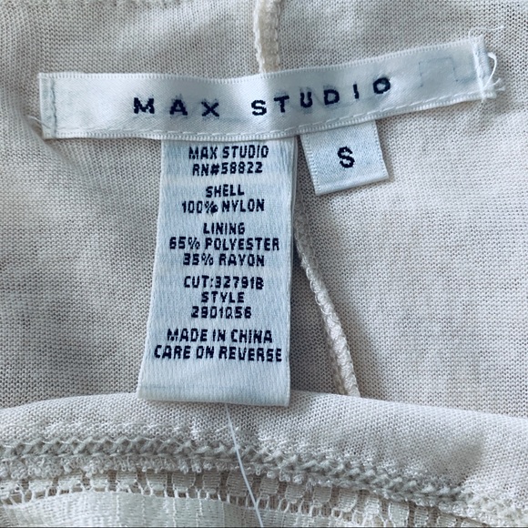 Max Studio Lace Long Sleeve Mini Dress S NWT - Picture 7 of 9